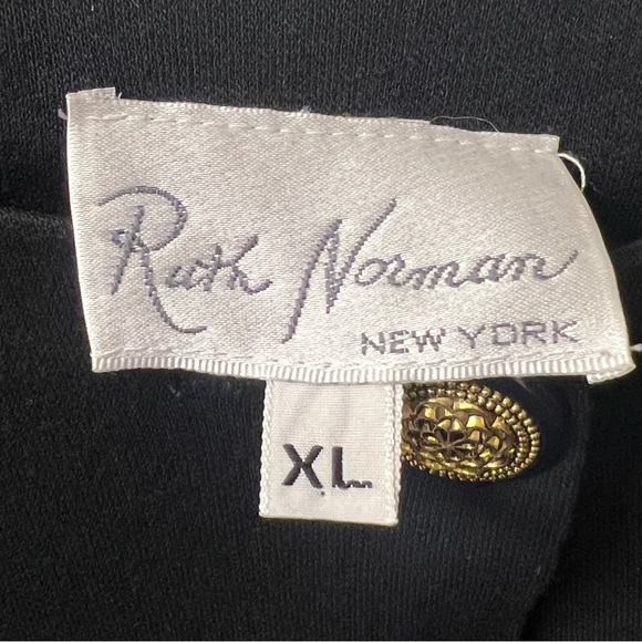 Vintage Ruth Norman Black Button up Sweater Women’s size XL - Picture 6 of 8